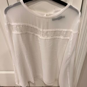White WHBM Blouse